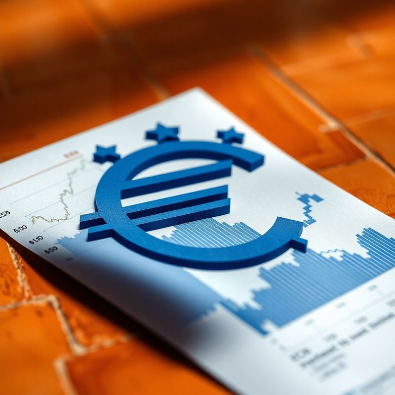 Gráfico de tipos de interés del BCE con anotaciones índigo